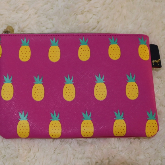 Dabney Lee pink pineapple zipper multi purpose bag - Picture 4 of 5